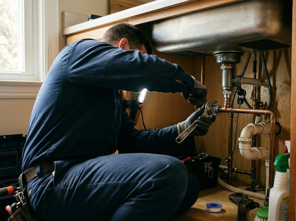 Hubbard Plumbing repair work in Spring, TX