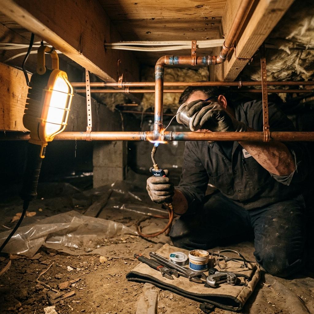 Emergency plumbing service in Spring, TX