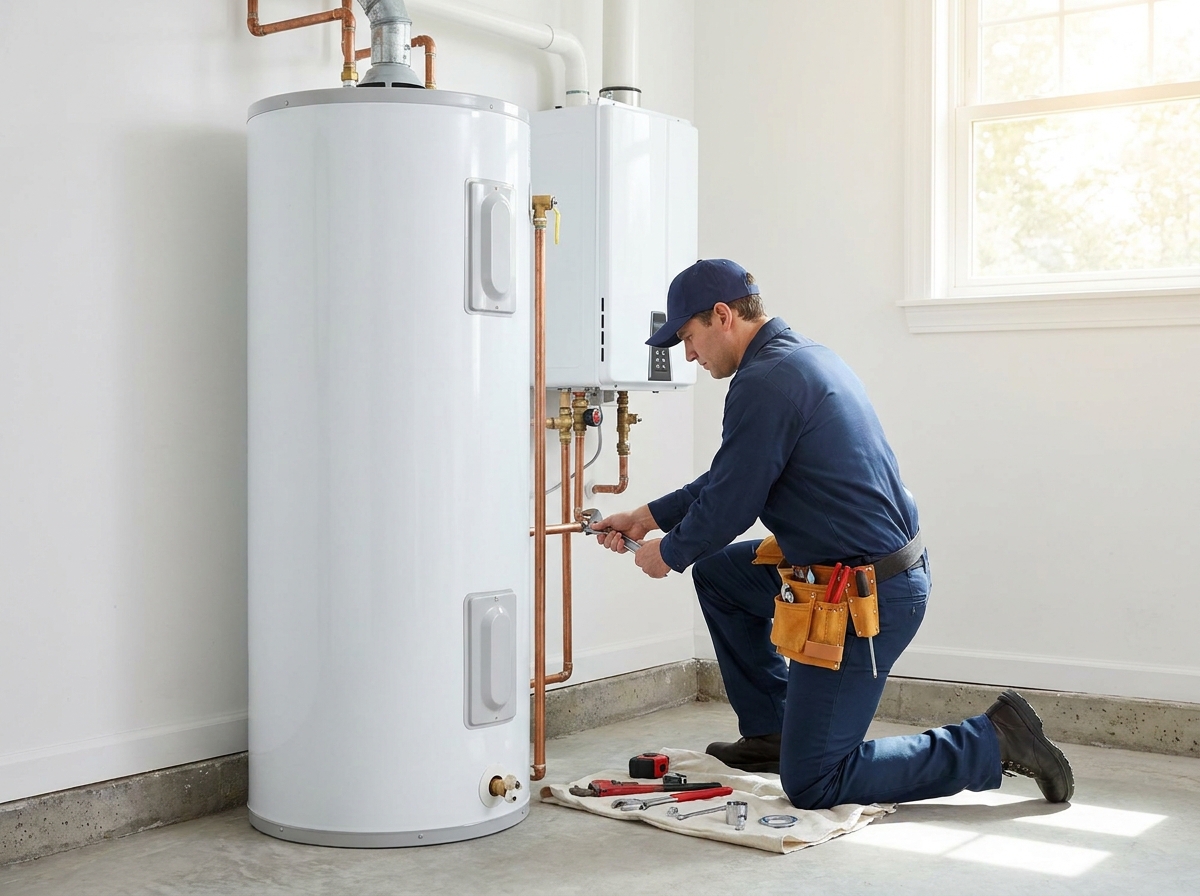 Water heater service in Spring, TX